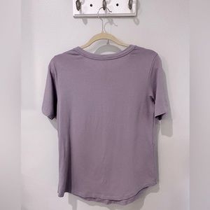 Universal Standard Tee Rex t-shirt lavender gray sz XS